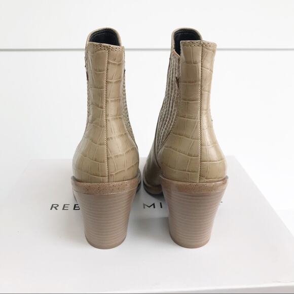 Rebecca Minkoff Sabana Croc Leather Boots - Picture 3 of 7